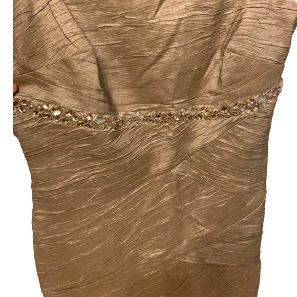 Jessica Howard Gold Mini Dress with Jacket - Picture 9 of 11